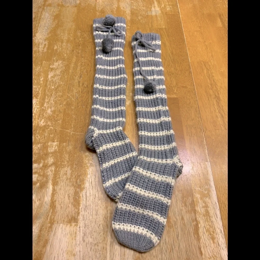 Long Slipper Socks with Skid Proof Bottoms
